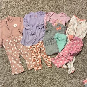 Lot 6-9 month baby girl